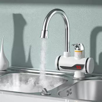 Кухонный нагревательный кран проточный водонагреватель кран для кафе ресторан бар