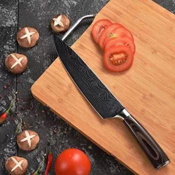 Кухонный нож Damascus Laser, нож для фруктов, поварской нож, нож для нарезки, острый и прочный нож для обвалки, разделочный нож 1pc knife