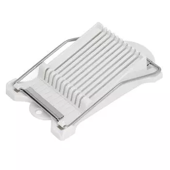 Кухонный нож для мяса, ветчины, резак для вареных яиц, инструмент для резки проволоки из нержавеющей стали для банана L белый