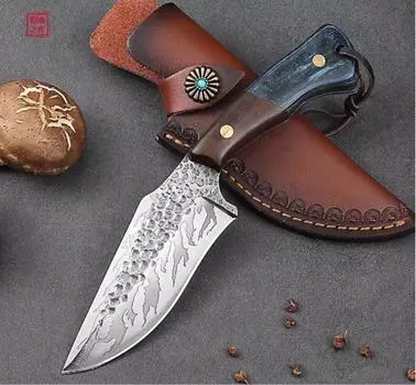 Кухонный нож для обвалки, Кливер из нержавеющей стали, нож для нарезки, нож для мясника высокой твердости, инструменты с крышкой 2pcs