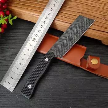 Кухонный нож для обвалки мяса, нож для стейков из нержавеющей стали, нож шеф-повара, нож для мяса, фруктов, нож для нарезки овощей с чехлом