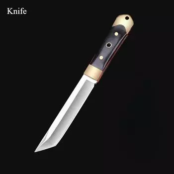 Кухонный нож, хозяйственный нож для фруктов, женский ресторанный нож, нож для обвалки мяса из нержавеющей стали, кованый поварской нож для нарезки мяса 1pcs with cover