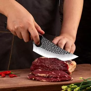 Кухонный нож из кованой нержавеющей стали, ножи для обвалки, нож ручной работы, мясницкий нож, кухонные ножи и аксессуары