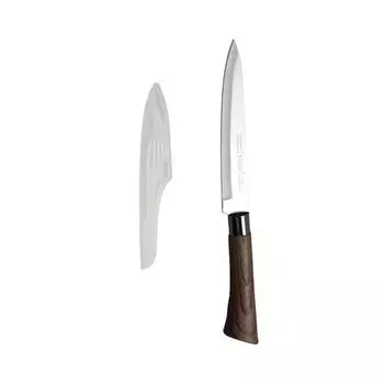 Кухонный нож из нержавеющей стали для измельчения и очистки фруктов с ручкой из палисандра 1pcs