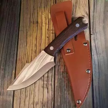 Кухонный нож из нержавеющей стали для разделки мяса, тесак для мяса, поварской нож, нож для ручной ковки, нож для чистки, рыболовный нож, кулинарный нож.