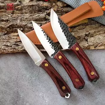 Кухонный нож из нержавеющей стали, кухонный нож ручной работы, рыболовный нож, нож для резки мяса C