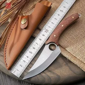 Кухонный нож из нержавеющей стали, нож для мяса, нож шеф-повара, ножи для фруктов, овощерезка, кухонный инструмент without cover