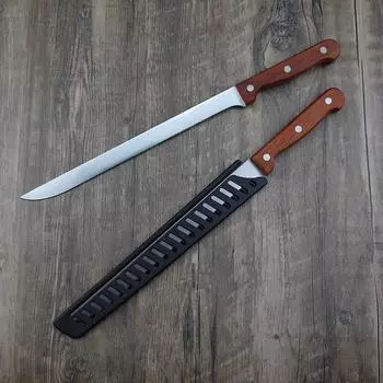 Кухонный нож из нержавеющей стали, нож для ветчины, фруктовые ножи, нож для мяса, рыбы, суши, инструмент для овощей, ножи для нарезки овощей, резак