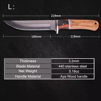 Кухонный нож Кованый нож ручной работы Нож мясника Рыбный нож Кухонный нож для обвалки Нож из нержавеющей стали Тесак для мяса Нож для фруктов и овощей Кухонный инструмент S