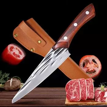 Кухонный нож, нож из нержавеющей стали ручной ковки, нож для обвалки, нож для мяса, японский нож для рыбного филе, нож шеф-повара