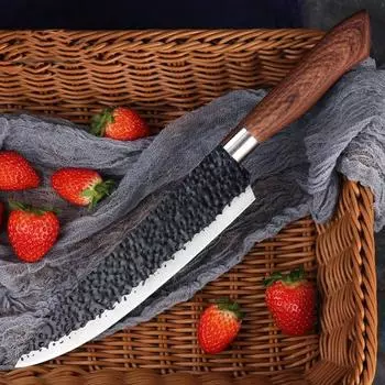 Кухонный нож Ножи шеф-повара Японский нож шеф-повара Нержавеющая сталь Нож для хлеба Тесак для мяса 8 inch