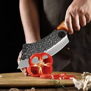 Кухонный нож ручной работы из нержавеющей стали с полным хвостовиком, мясницкий нож для обвалки мяса, рыболовный нож, кухонный нож, универсальный нож