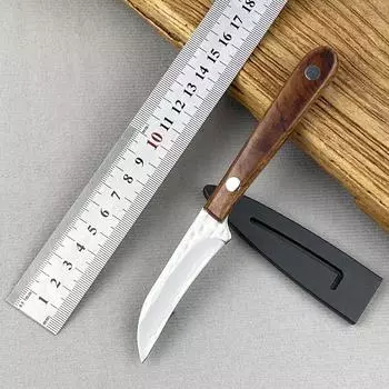 Кухонный нож шеф-повара из дамасской стали, нож для очистки овощей, небольшой кухонный нож для нарезки мяса, барбекю, фруктов, нож для обвалки, профессиональные кухонные инструменты with cover