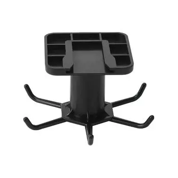 Кухонный перевернутый вращающийся кронштейн с 6 крючками One Size чёрный
