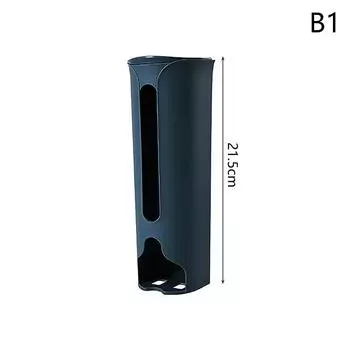 Кухонный пластиковый пакет, стеллаж для хранения, настенный подвесной мешок для мусора для ванной, ящик для хранения, шкаф, ящик для хранения нижнего белья 9*9*23cm белый