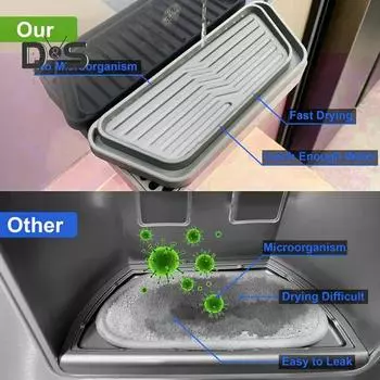 Кухонный поддон с длительным сроком службы, быстросохнущая, износостойкая, капельница для кофемашины чёрный