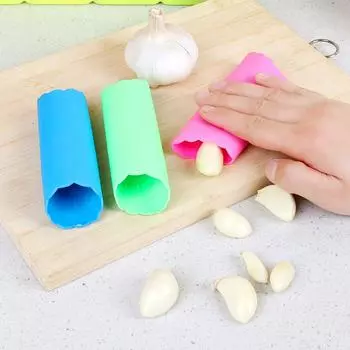 Кухонный помощник Чеснокочистка Чеснокочистка Чеснокочистка Чистка для чеснока Чистка для чеснока Чистка для чеснока OPP bag #C0CTY# зелёный