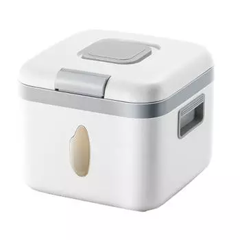 Кухонный ящик для хранения риса, большая емкость, идеальная герметизация, сохраняющая свежесть зерна, контейнер для хранения