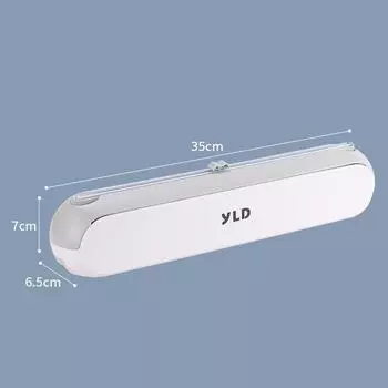 Кухонный резак для пластиковой пленки, бытовая пищевая пластиковая упаковка, специальный станок для резки, холодильник с магнитным всасыванием, для сохранения свежести серый