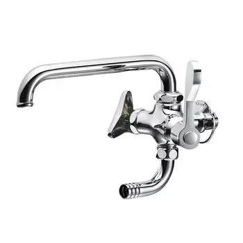 Кухонный рычаг SANEI 90 градусов для внутренних и холодных регионов. Двухпозиционный смеситель, ручка, открытие/закрытие, E2310-13 серебряный