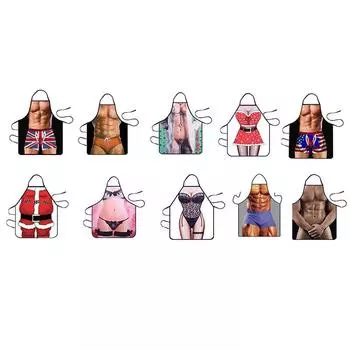 Кухонный сексуальный фартук, женский забавный передник, кулинария, вечеринка, уборка, милый фартук