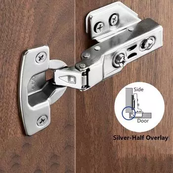 Кухонный шкаф, дверная заслонка шкафа из нержавеющей стали, петли гидравлического буфера Black-Embed