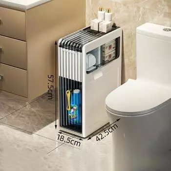 Кухонный шкаф, шкаф для хранения в ванной, полки для хранения, передвижная полка, шкаф для хранения в туалете 2 layers белый