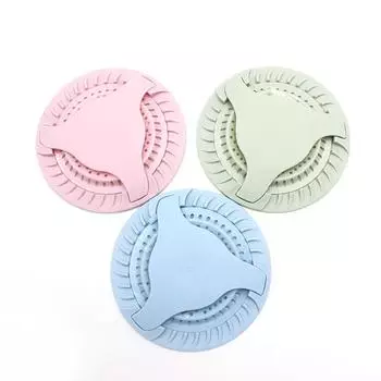 Кухонный силиконовый фильтр для раковины, сливное отверстие для пола, ванная комната, душ, канализация, дуршлаги, вращающиеся фильтры зелёный