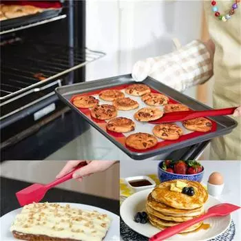 Кухонный силиконовый инструмент для выпечки торта, сливочное масло, лопаточка для смешивания теста, скребок, щетка жёлтый