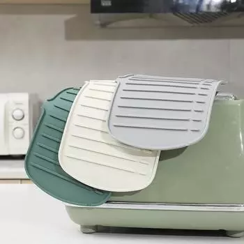 Кухонный силиконовый коврик для крана, рябь для крана, коврик для сбора воды, большой коврик для раковины, защита от брызг, защита для столешницы, ванная комната 35CM зелёный