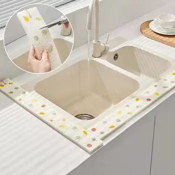 Кухонный смеситель для раковины, брызговик из древесной массы, хлопка, водоуловитель, коврик для сушки коврика