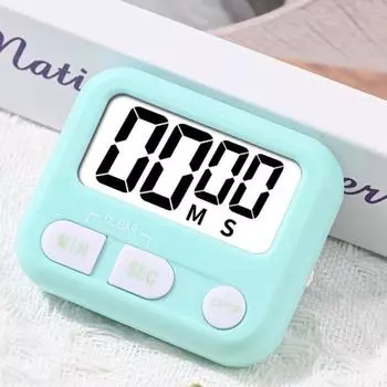 Кухонный таймер для выпечки, большой экран, кнопка управления с сильной магнитной подставкой, громкая сигнализация, обратный отсчет, секундомер