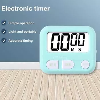 Кухонный таймер для выпечки, большой экран, кнопка управления с сильной магнитной подставкой, громкая сигнализация, обратный отсчет, секундомер