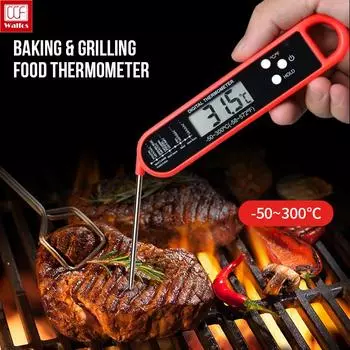 Кухонный термометр Walfos ЖК-складной зонд для барбекю, домашний электронный инструмент для выпечки