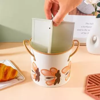 Кухонный винтажный держатель для палочек для еды, сушилка, сетка, органайзер, держатель для посуды для столовой, домашняя кухонная утварь, полка-труба, декор