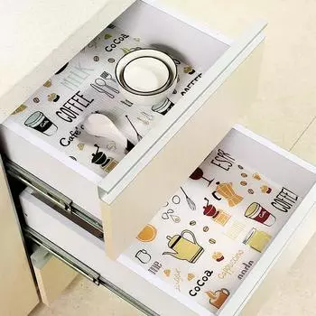 Кухонный влагостойкий коврик, коврик для стола, бегун, печатная наклейка на шкаф с рисунком фламинго Style 1