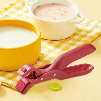 Кухонный захват для посуды красный