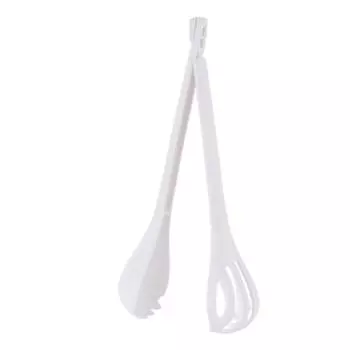 Кухонный зажим для еды Венчик для яиц Блендер Зажим для хлеба Ручной 2 в 1 Многофункциональный кухонный инструмент белый