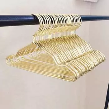KUIKIU Pet Set of 20 Elegant Gold Dog Metal Specialized Hangers для кошек и для организации, подходит для вешалок для одежды размера ML, вешалки, вешалка, золотой