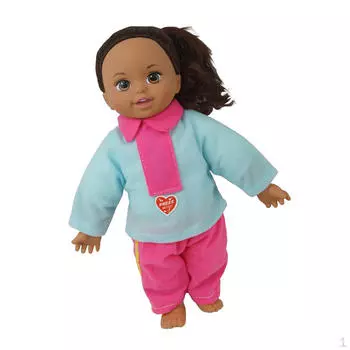 Кукла 12 в одежде, может плакать и смеяться, отлично подходит для детей, игрушки для сна (Синяя одежда)