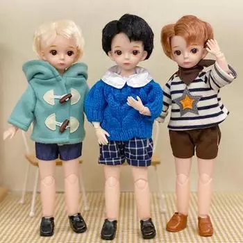 Кукла Aitoyya 1/6 BJD, 30 см, короткие волосы, 20 подвижных шарнирных кукол, игрушки, модная одежда и обувь, игрушка «сделай сам», подарок для девочек 30CM