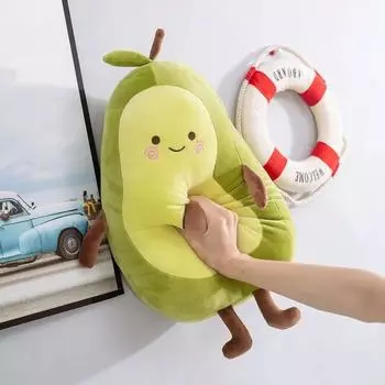 Кукла авокадо Украшение для детской коляски Фруктовая кукла Мягкие игрушки Подушка для сна Подушка для подарка на день рождения Милые куклы