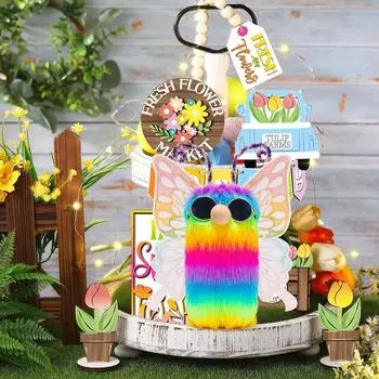 Кукла-бабочка Симпатичные солнцезащитные очки Кукла-бабочка Праздничное украшение Четыре сезона Витрина One Size