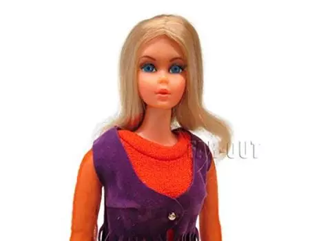 Кукла Barbie Live Action, кукла Barbie Live Action Blonde, позирующая винтажная кукла 1971 года