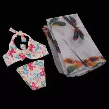 Кукла-бикини для девочек, купальники, купальные костюмы для кукол 12 дюймов