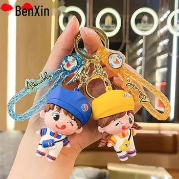 Кукла-брелок в виде интернет-знаменитости Coke – украшения для сумок для пар Single OPP Bag Packaging