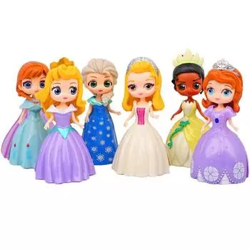 Кукла Cabot Big-Eyed Princess Clip, 18 видов, 12см, разные цвета, Популярные игрушки для корейских детей