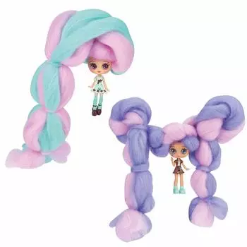 Кукла Candy Hairs Twins 1 мятный шоколадный цыпленок Шоколадная Лиза и