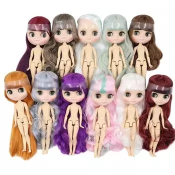 Кукла DBS blyth Middie 1/8 bjd 20 см, матовая, для лица, тела, милая игрушка, подарок для девочек из аниме middie doll 20cm