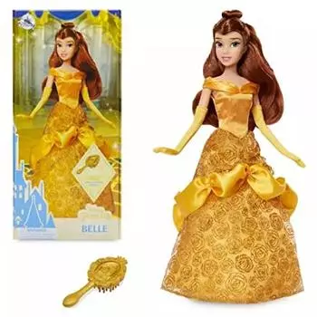 Кукла Disney Belle Classic 2021 с аксессуаром «Расческа» Красавица и Чудовище Кукла Belle Classic Красавица и Чудовище 11 [Товар] – – 1/2 жёлтый